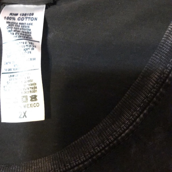 Women’s Harley Davidson Black Distressed Purple Sunrise Biker Top Shirt Blouse - Picture 2 of 7